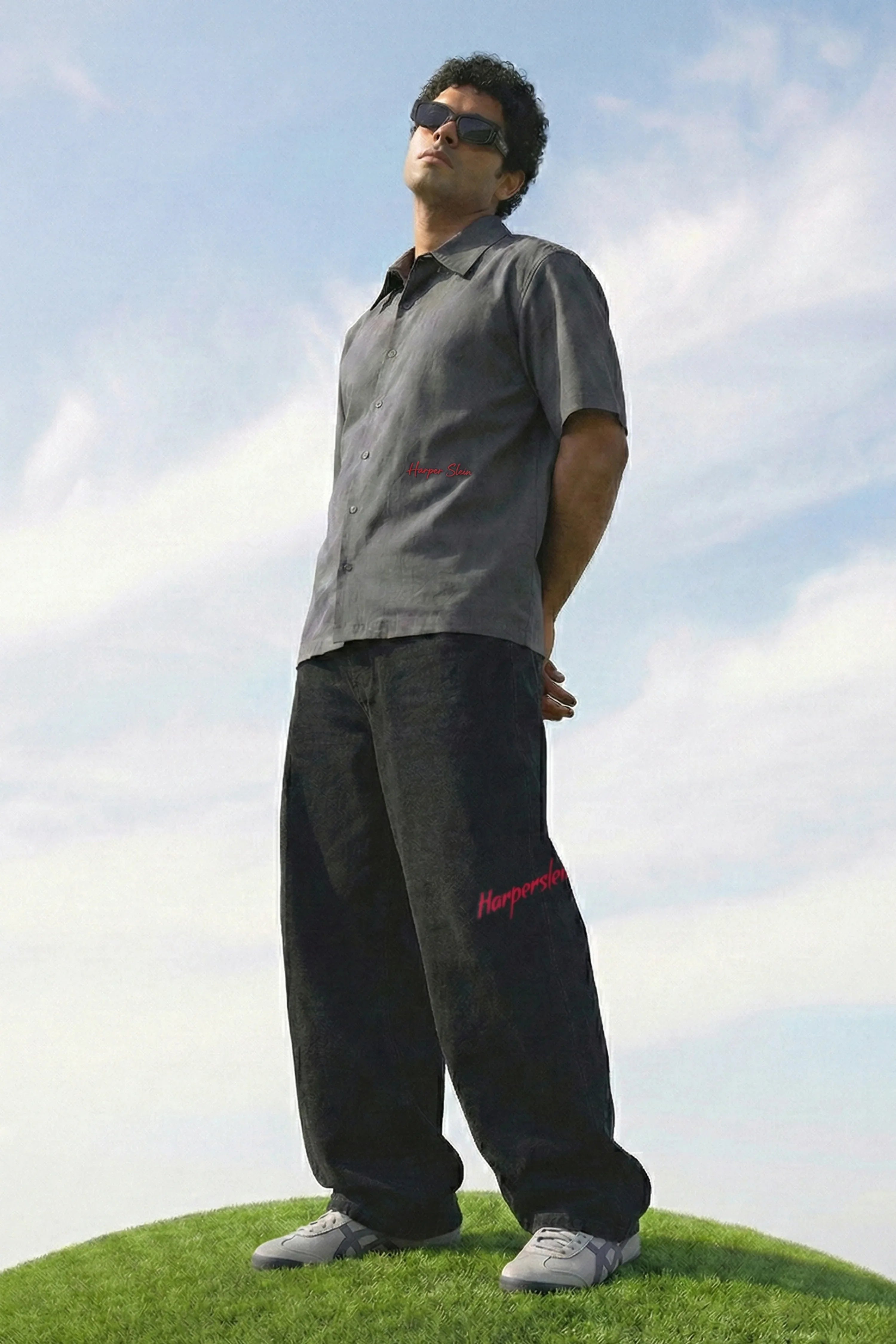 Brushed Gray Shirt - Harper Slein