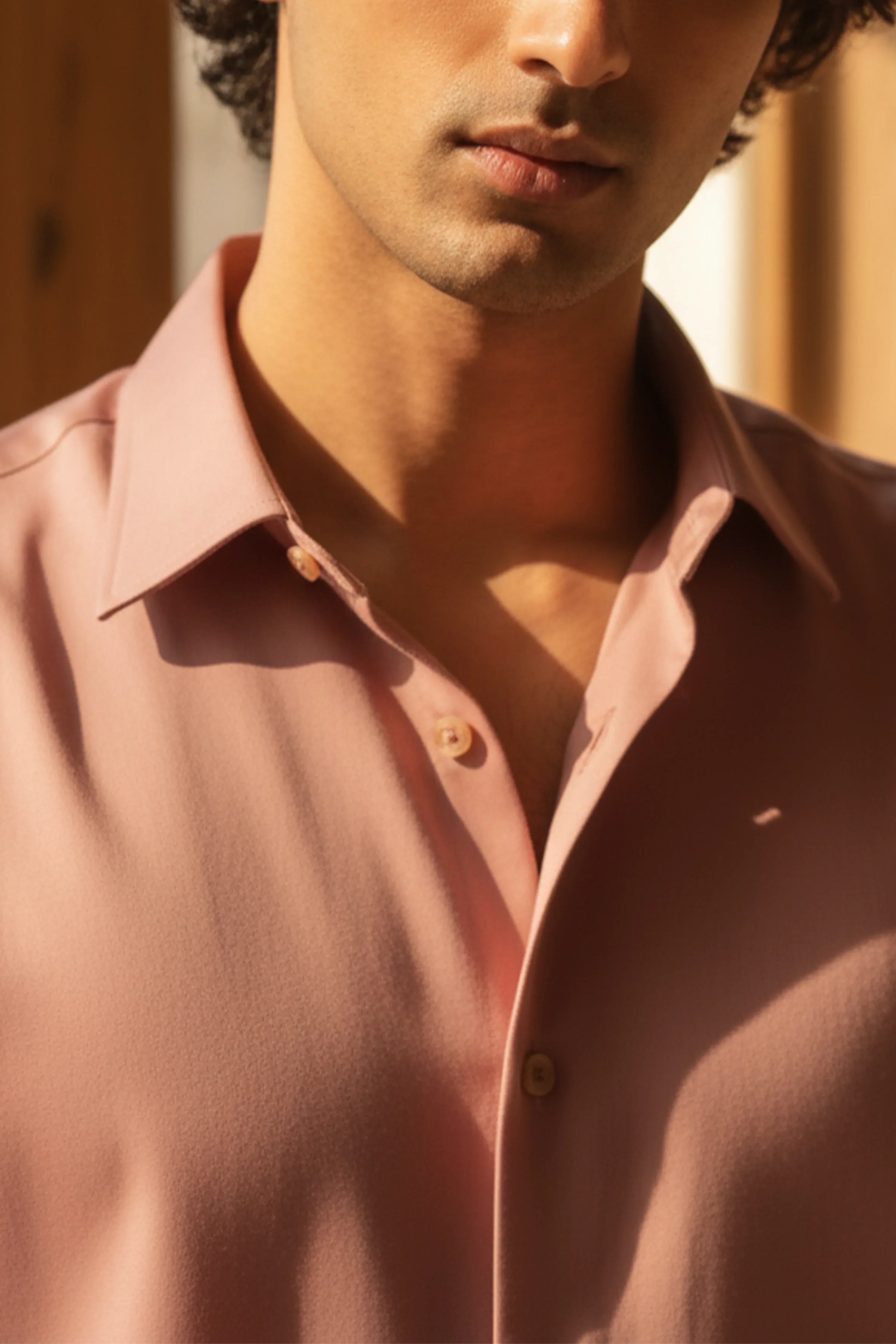 The Studio Shirt Men Blush Pink - Harper Slein