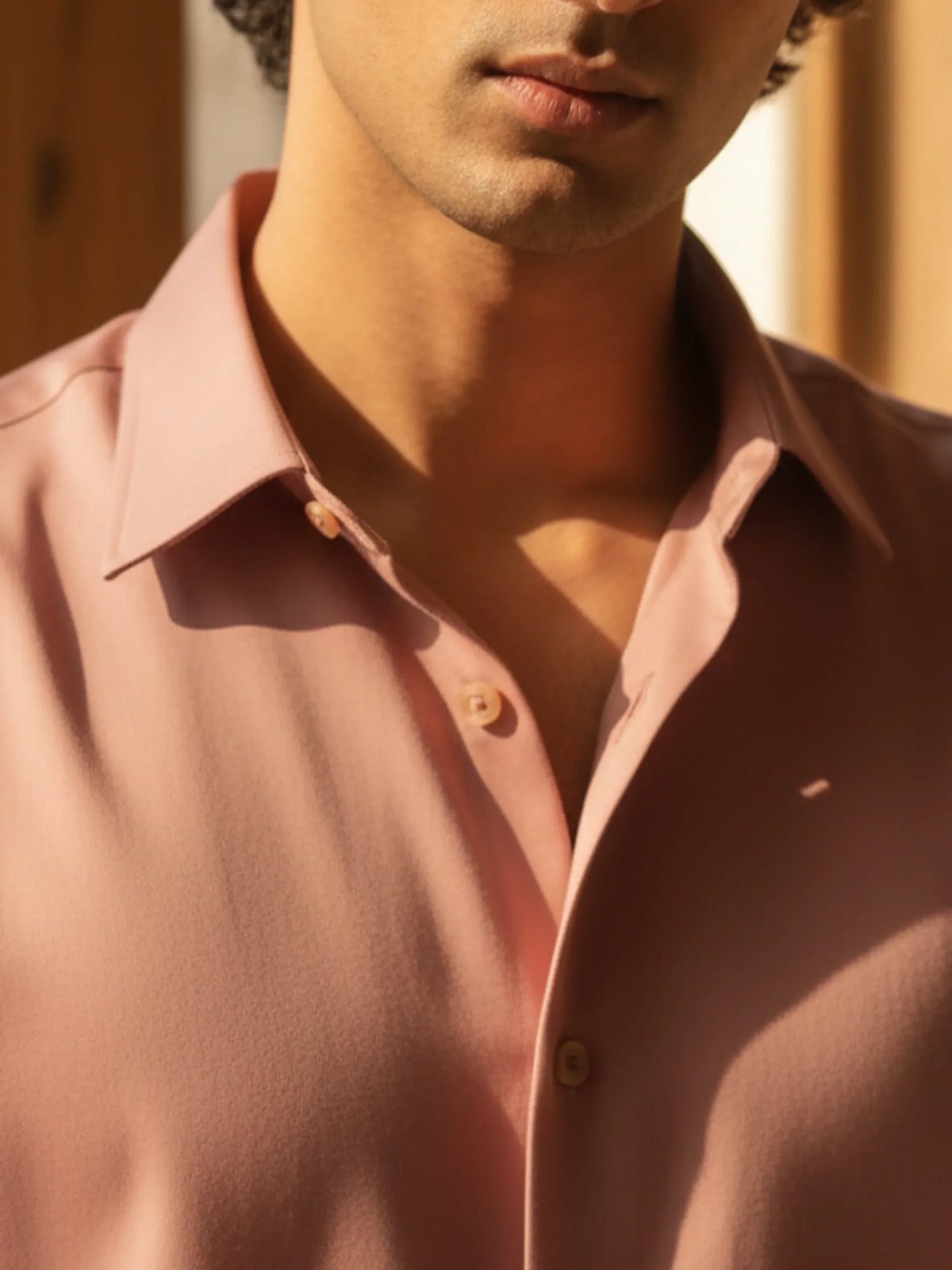 The Studio Shirt Men Blush Pink - Harper Slein
