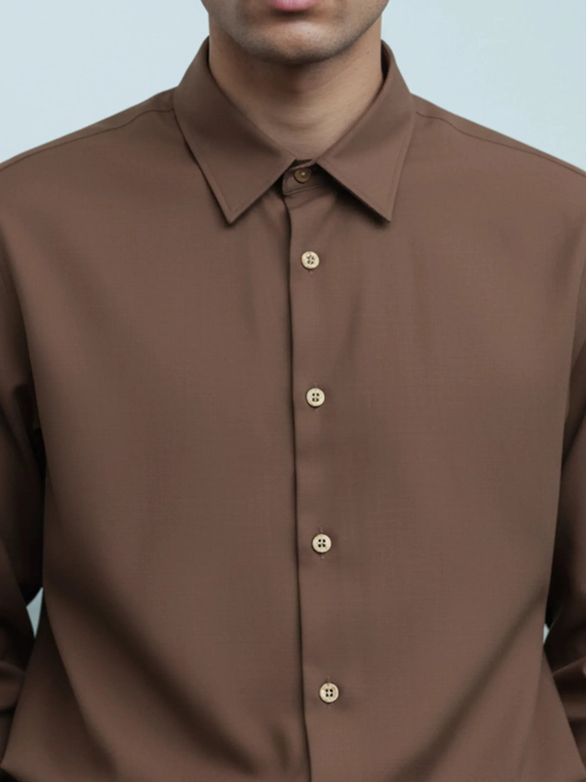The Studio Shirt Men Clay Brown - Harper Slein