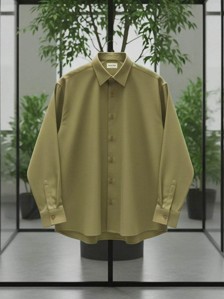 The Studio Shirt Men Sage Green