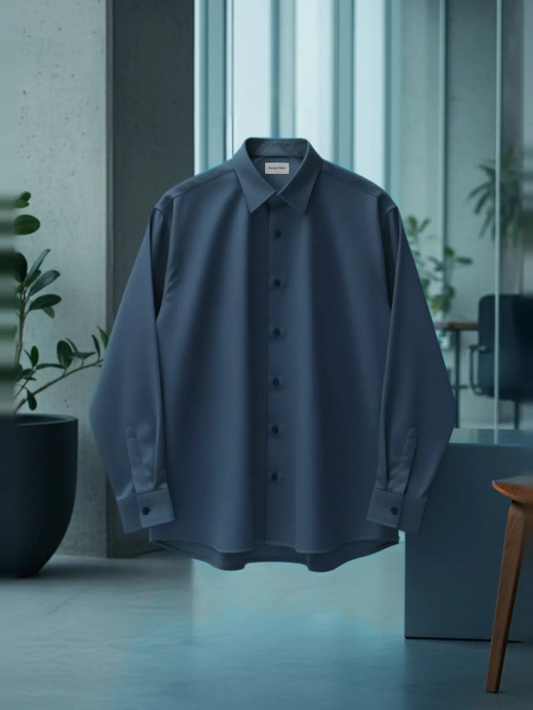 The Studio Shirt Men Slate Blue