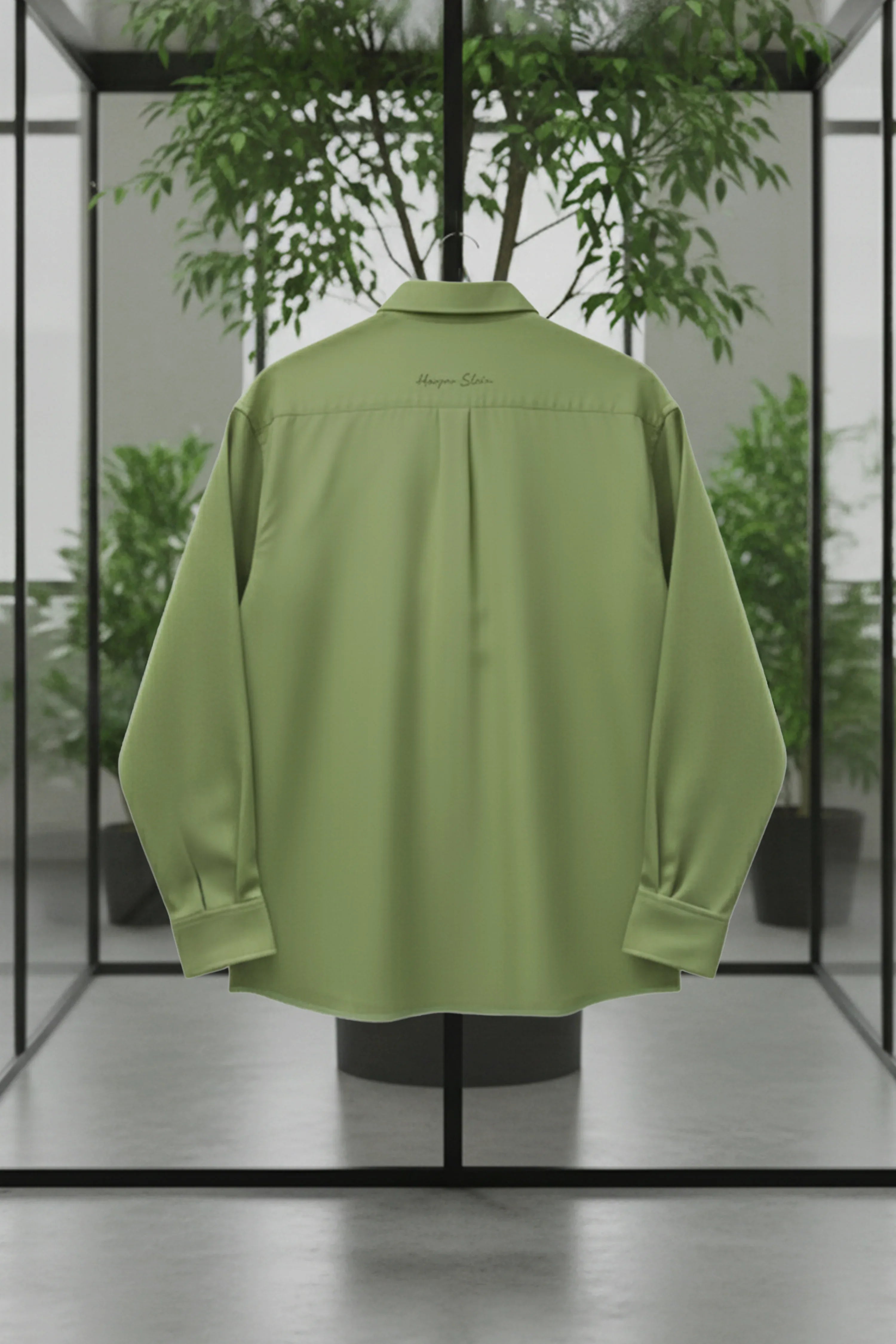 The Studio Shirt Men Sage Green - Harper Slein