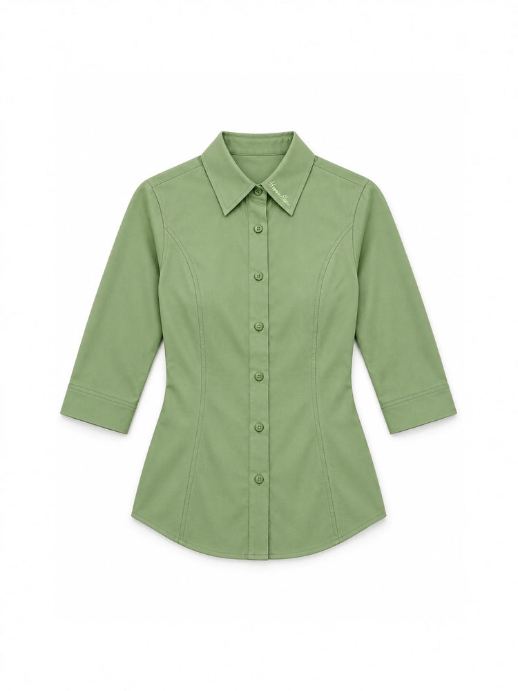 The Studio Shirt Women - Sage Green