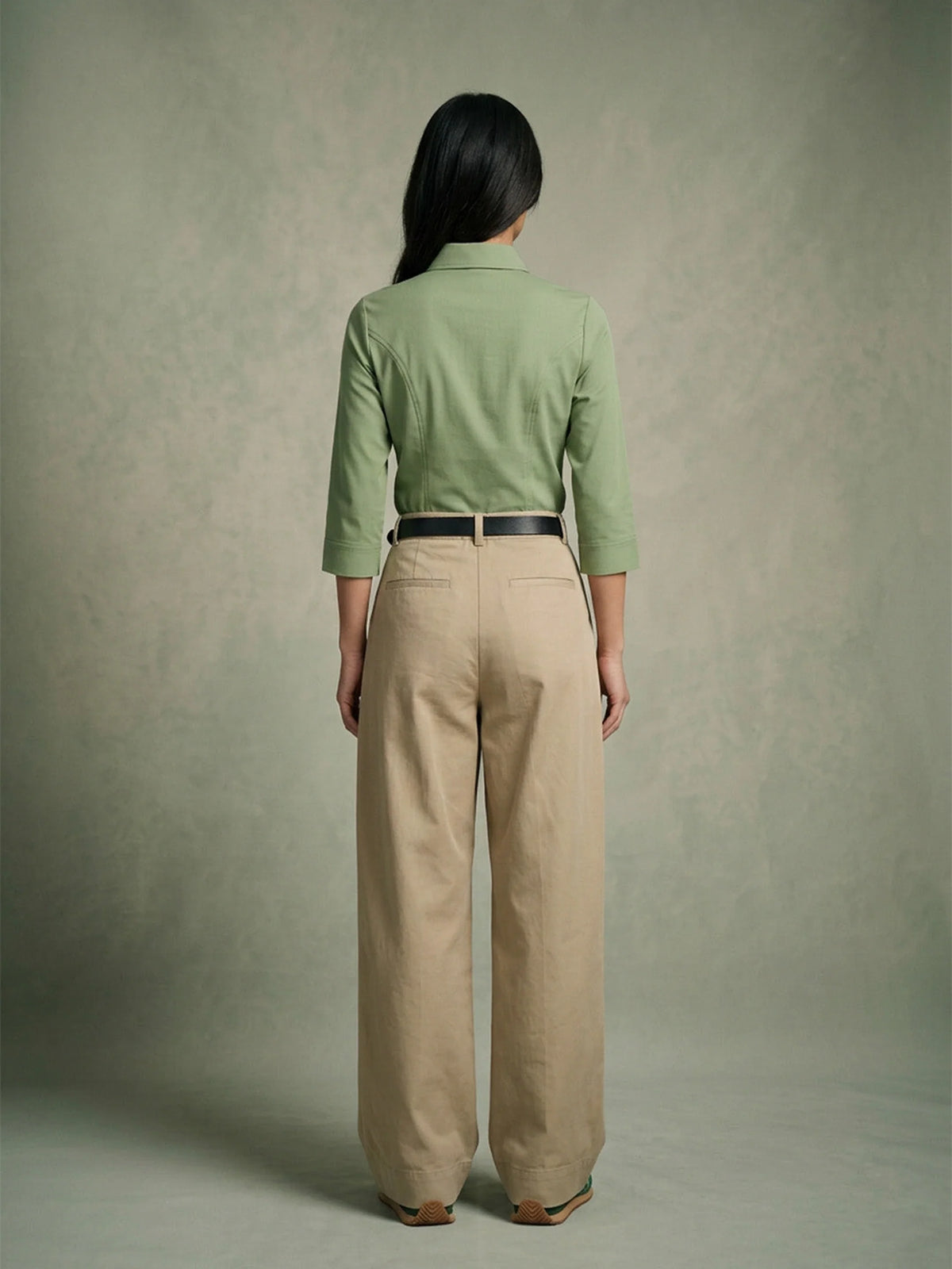 The Studio Shirt Women - Sage Green — product photo