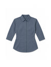 The Studio Shirt Women - Slate Blue — front flat lay