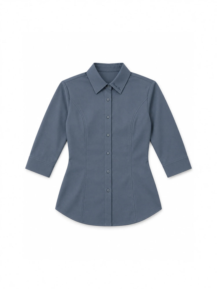 The Studio Shirt Women - Slate Blue