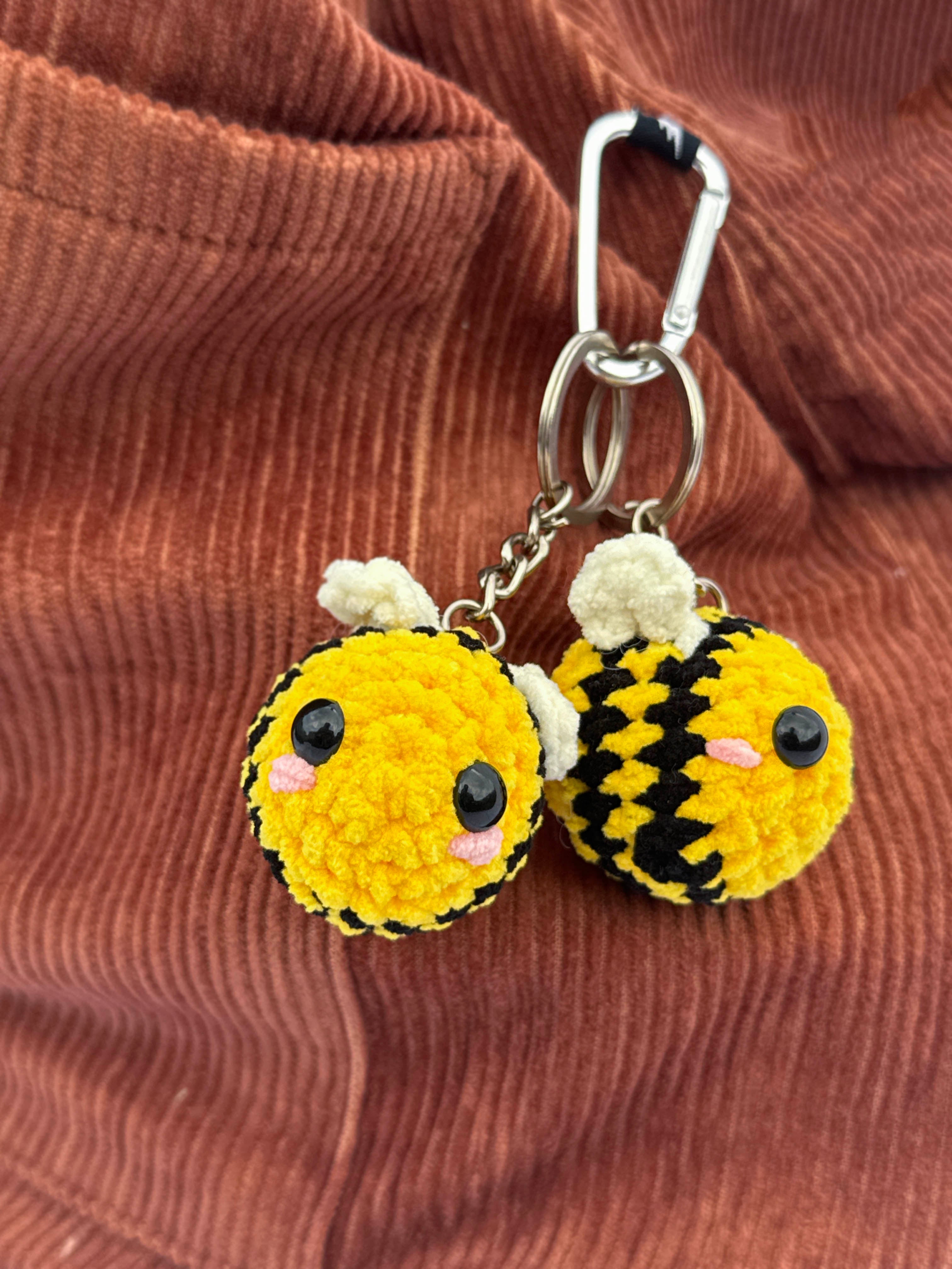 Crochet Bee charm 🐝