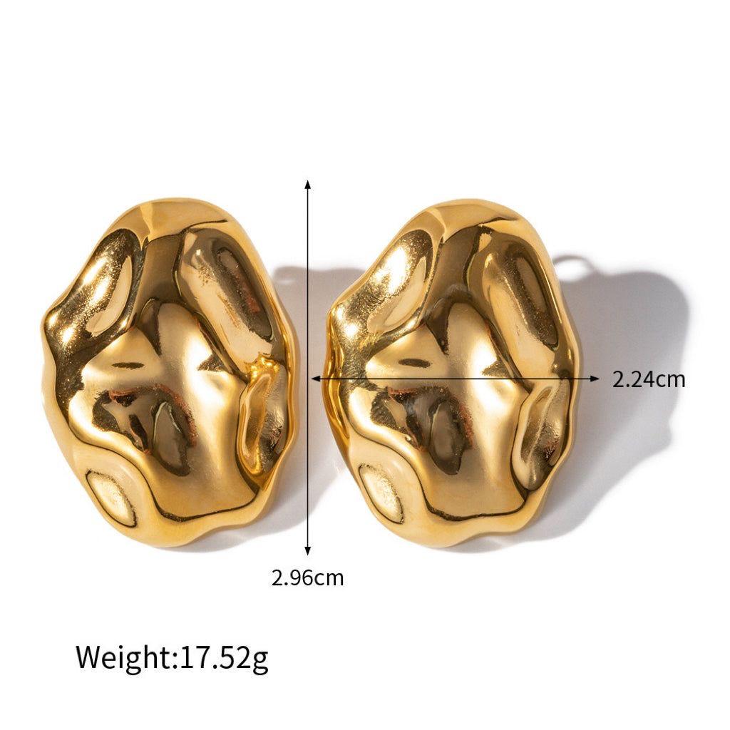 Irregular Shape Gold Waterproof Studs