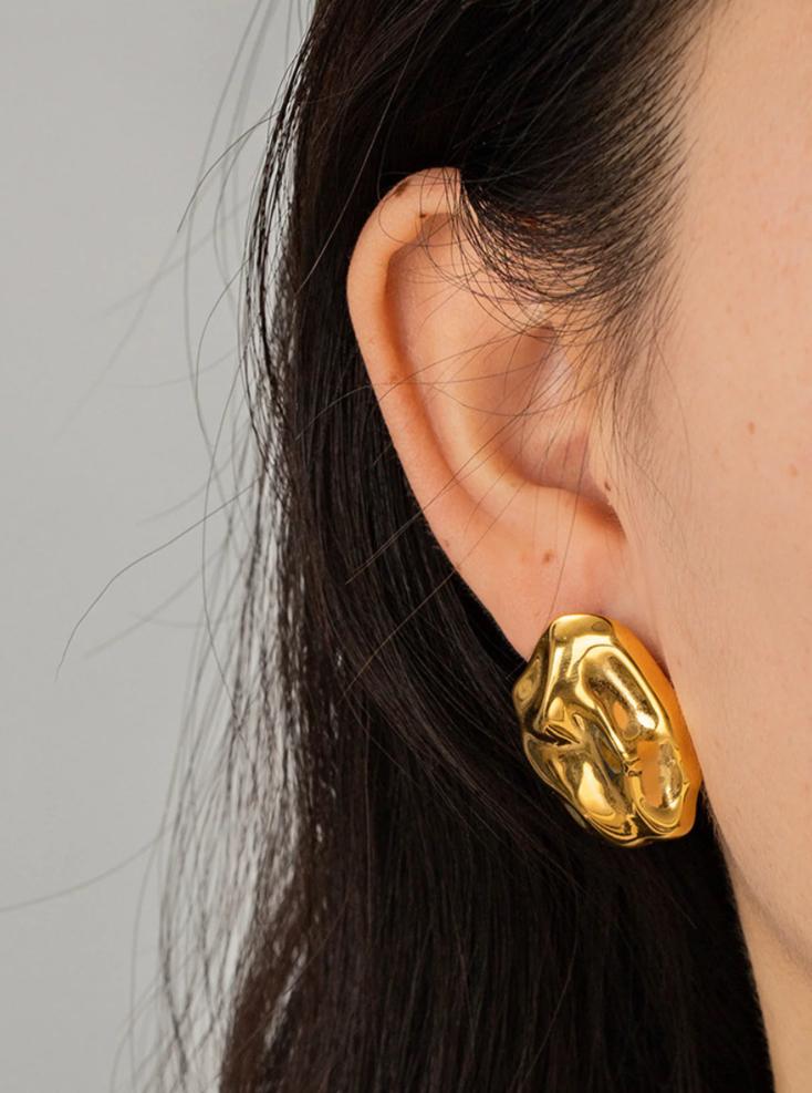 Irregular Shape Gold Waterproof Studs