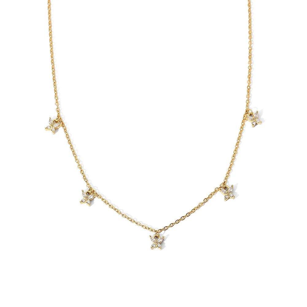 Minimal Butterfly Necklace