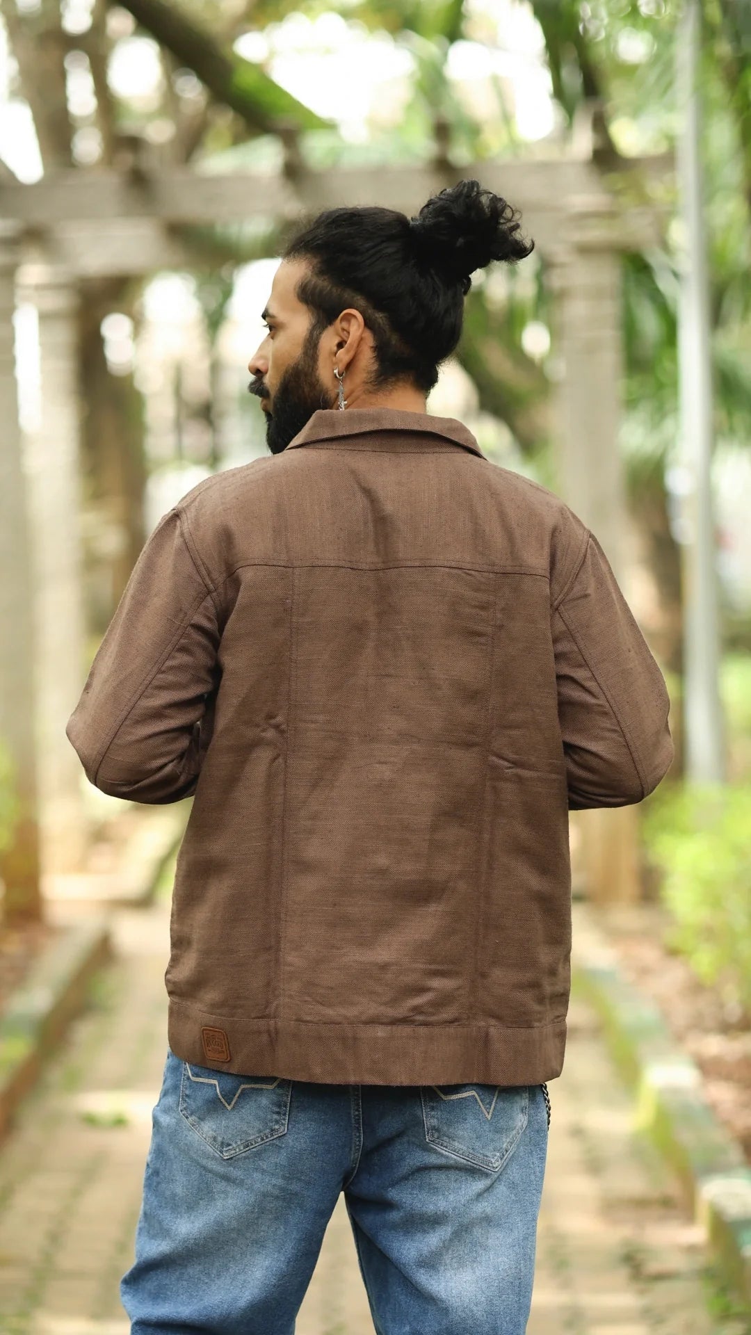 Men's Hemp Trucker - Mahogany Brown
