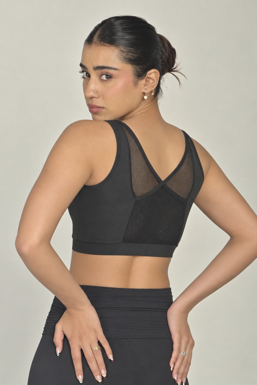 Mesh Scoop Bra