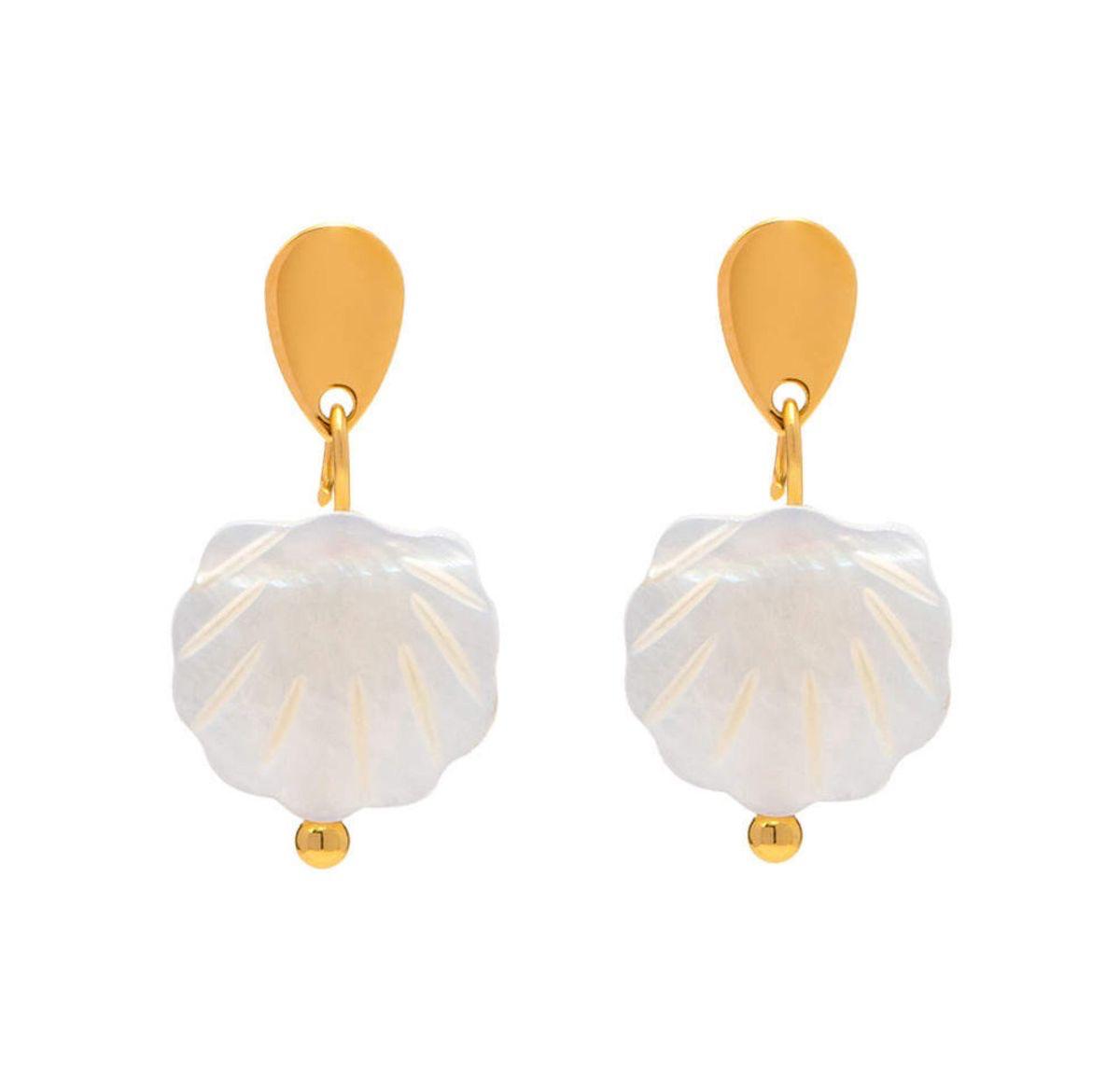 Tiny Sea Shell Earrings