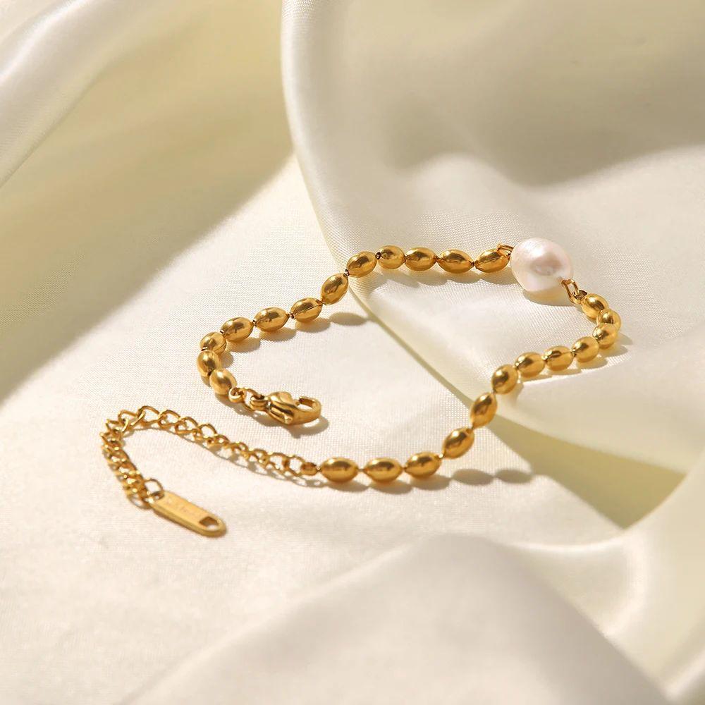 Single Pearl  Bracelet