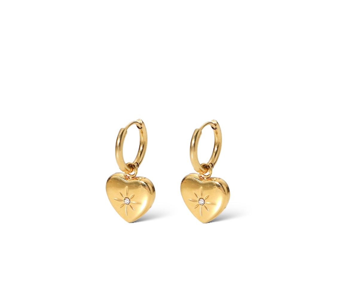 Heart Drop  Dangles