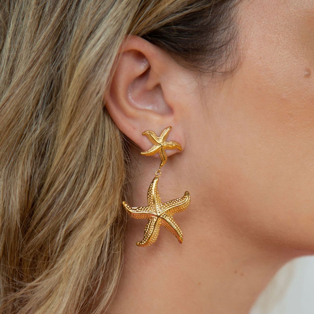Starfish Waterproof Earrings