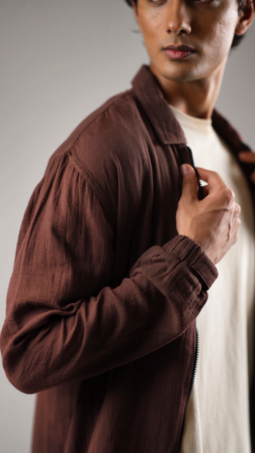 Unisex Lightweight Jacket - Walnut Brown