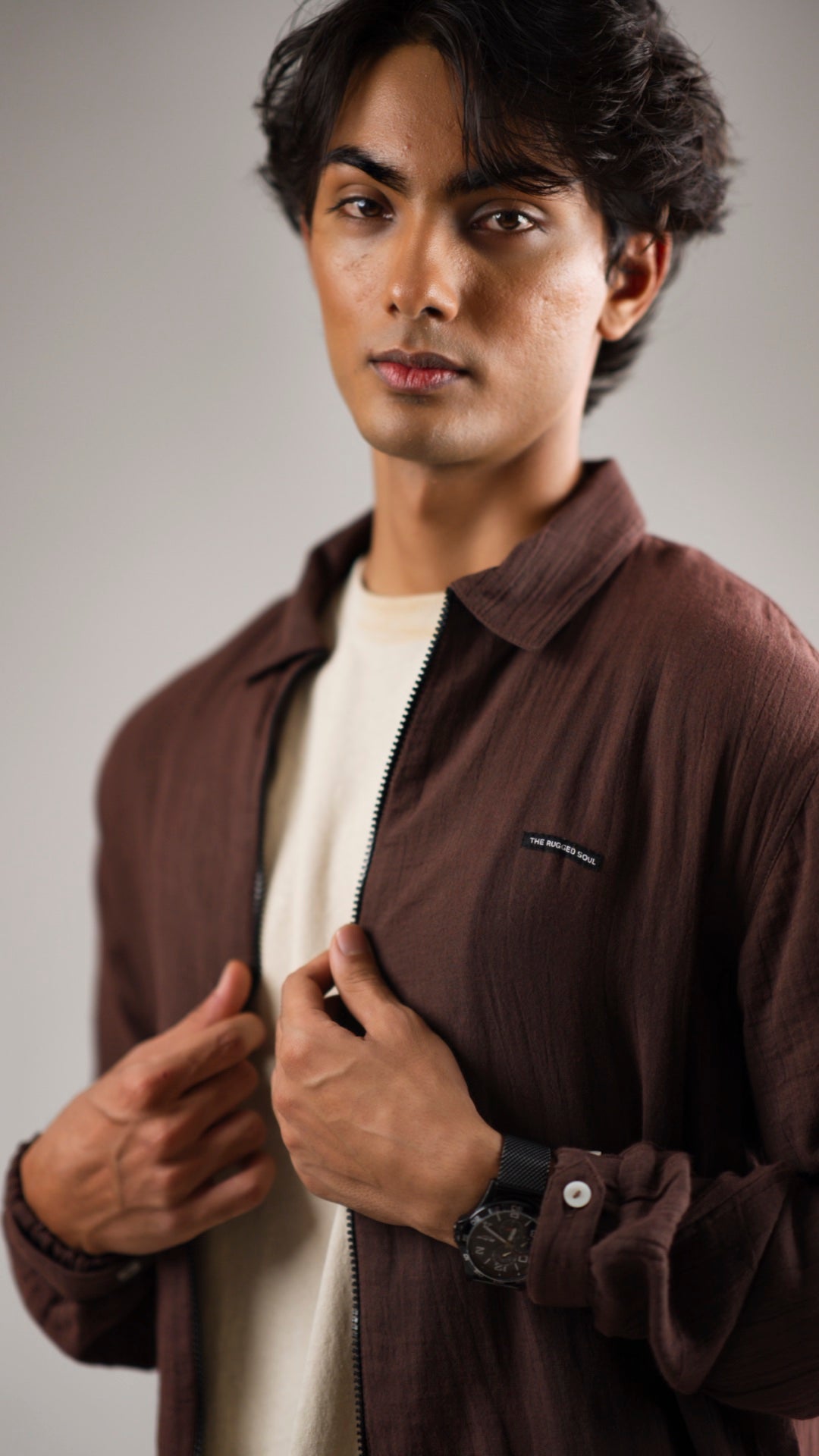 Unisex Lightweight Jacket - Walnut Brown