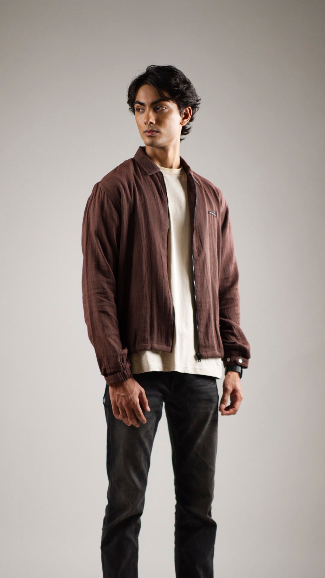 Unisex Lightweight Jacket - Walnut Brown