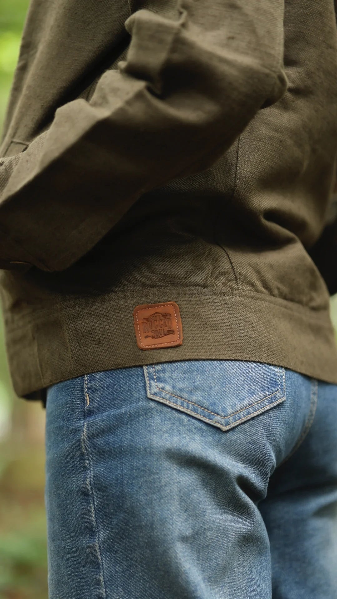 Women's Hemp Trucker - Dark Olive