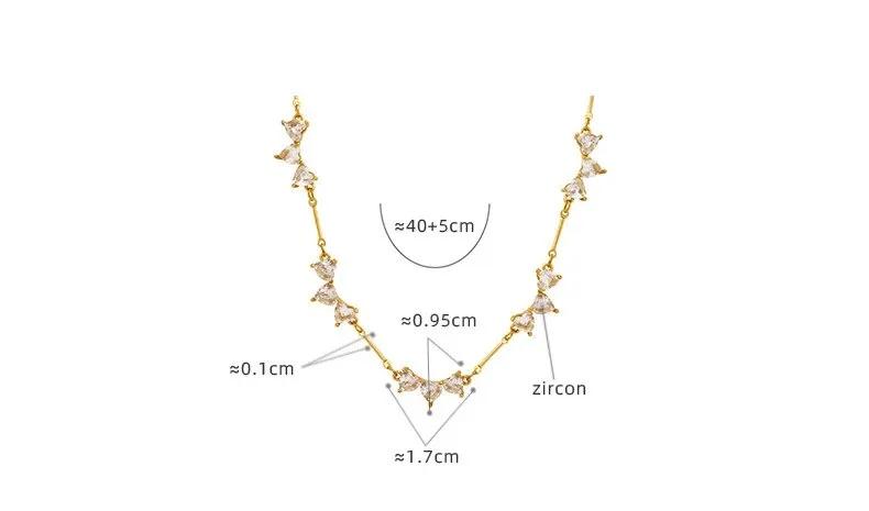 Heart Shaped Chain Necklace